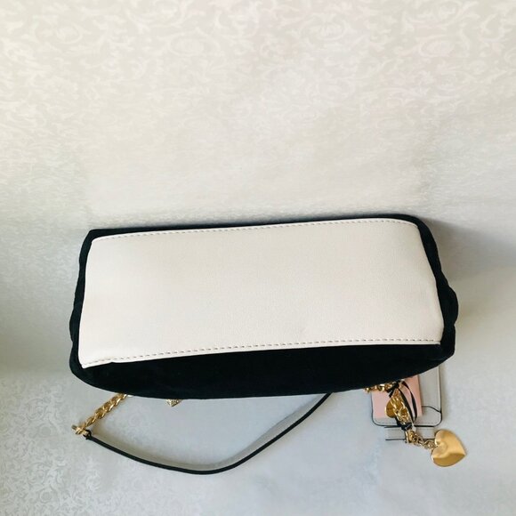 Juicy Couture Classic Scottie Dogs Hobo Liquorice Bag Black white NWT - Picture 5 of 11